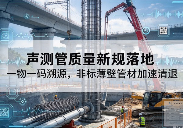 永定声测管质量新规落地，一物一码溯源，非标薄壁管材加速清退